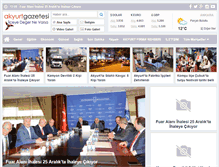 Tablet Screenshot of akyurtgazetesi.com